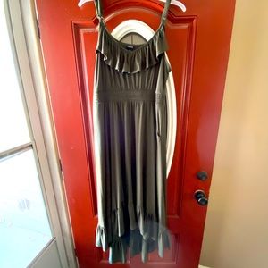 Torrid high low sleeveless maxi dress